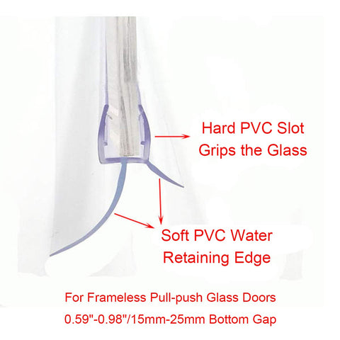 Cozylkx durable PVC seal material for shower edge protection