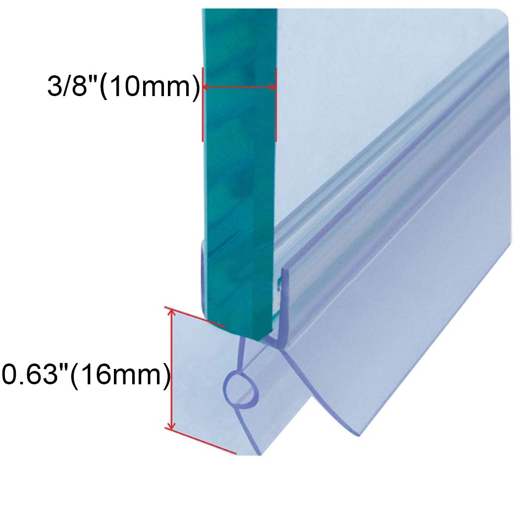 Close-up of Cozylkx seal grip edge on glass for secure fit