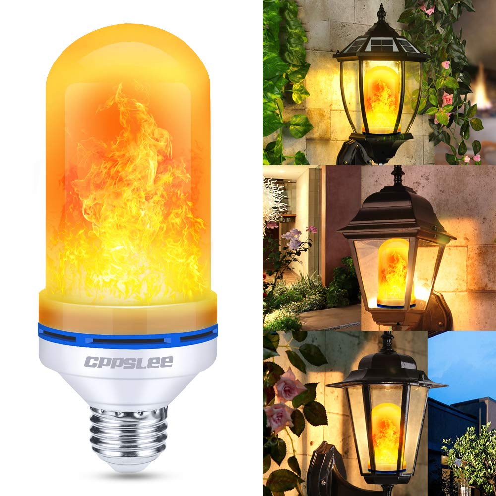 CPPSLEE yellow flame bulb designed for durable decor lighting.