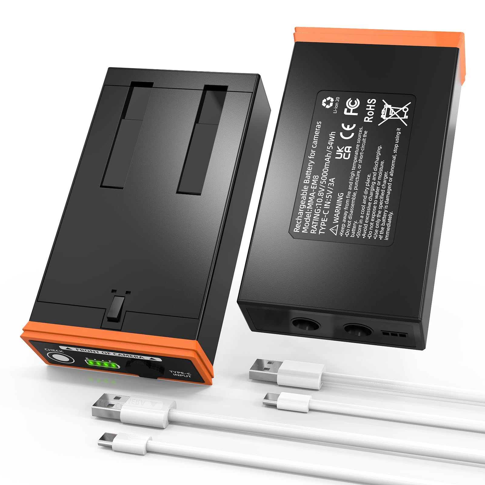 CPY Power Mag Battery for Moultrie Edge – front view showing dual-pack design for extended field use