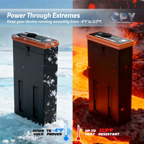 CPY Power Mag Battery pack two-pack included for continuous power cycling