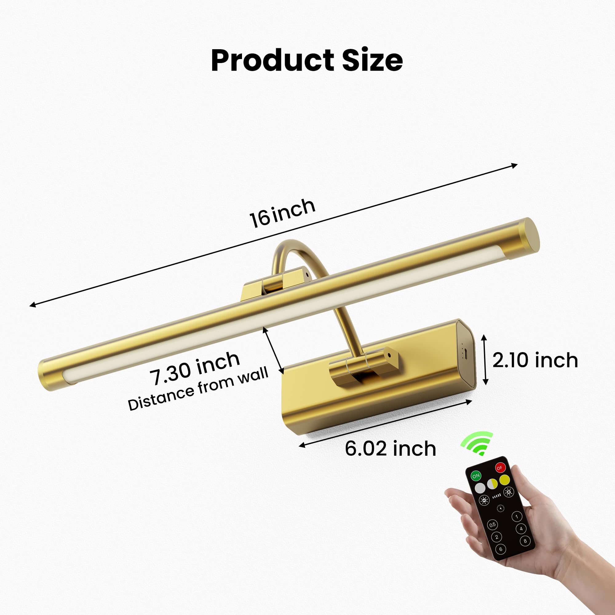 Craftersmark all-metal brass finish on sturdy light