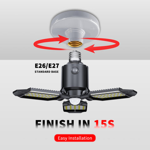 Craftersmark screw-in E26 base enabling quick, tool-free installation