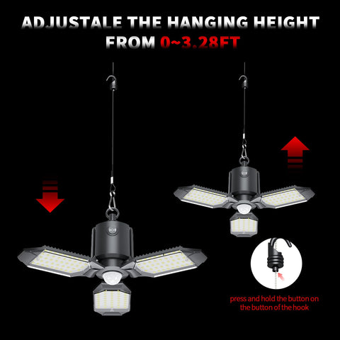 Craftersmark energy-saving garage light suitable for high ceilings