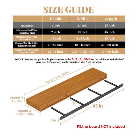 Craftersmark heavy-duty shelf bracket assembly provides strong support