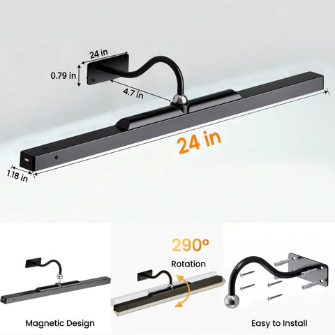 Craftersmark durable wall-mount hardware included