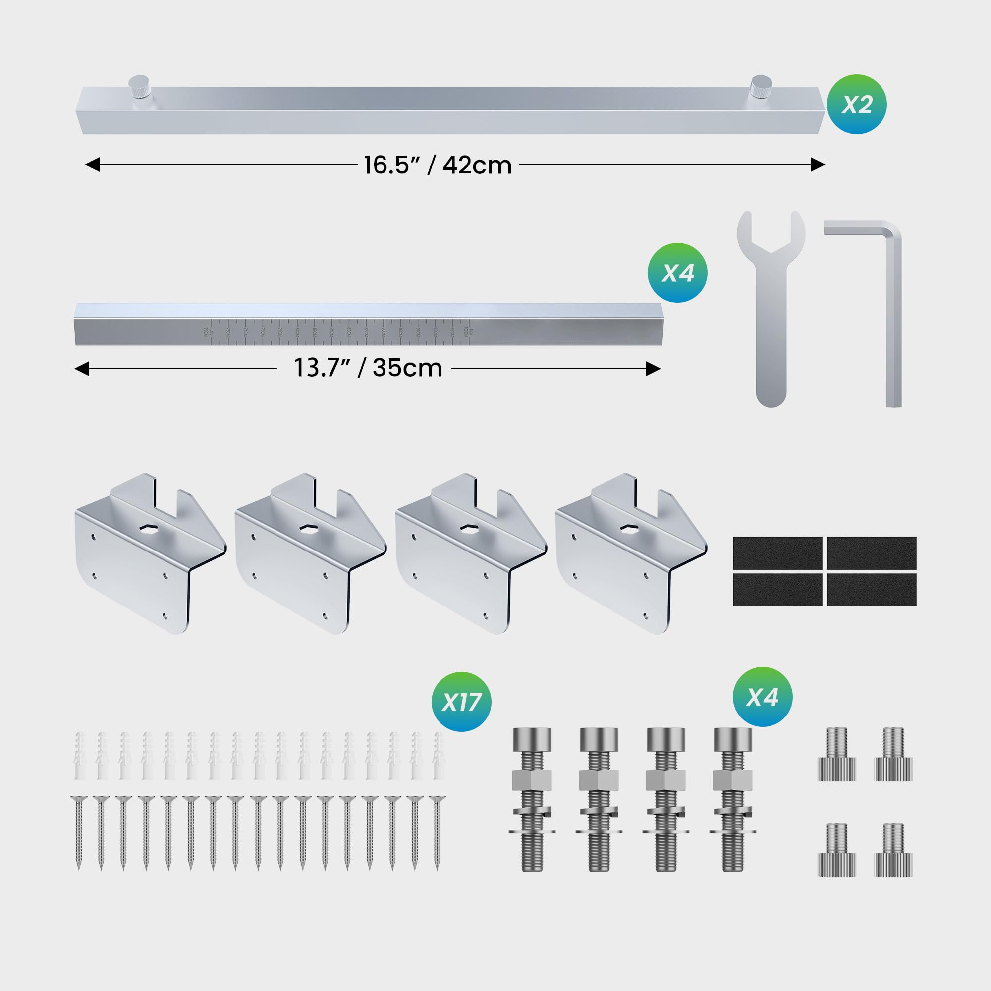 Supports up to 900 lbs for stable, sag-free sinks.
