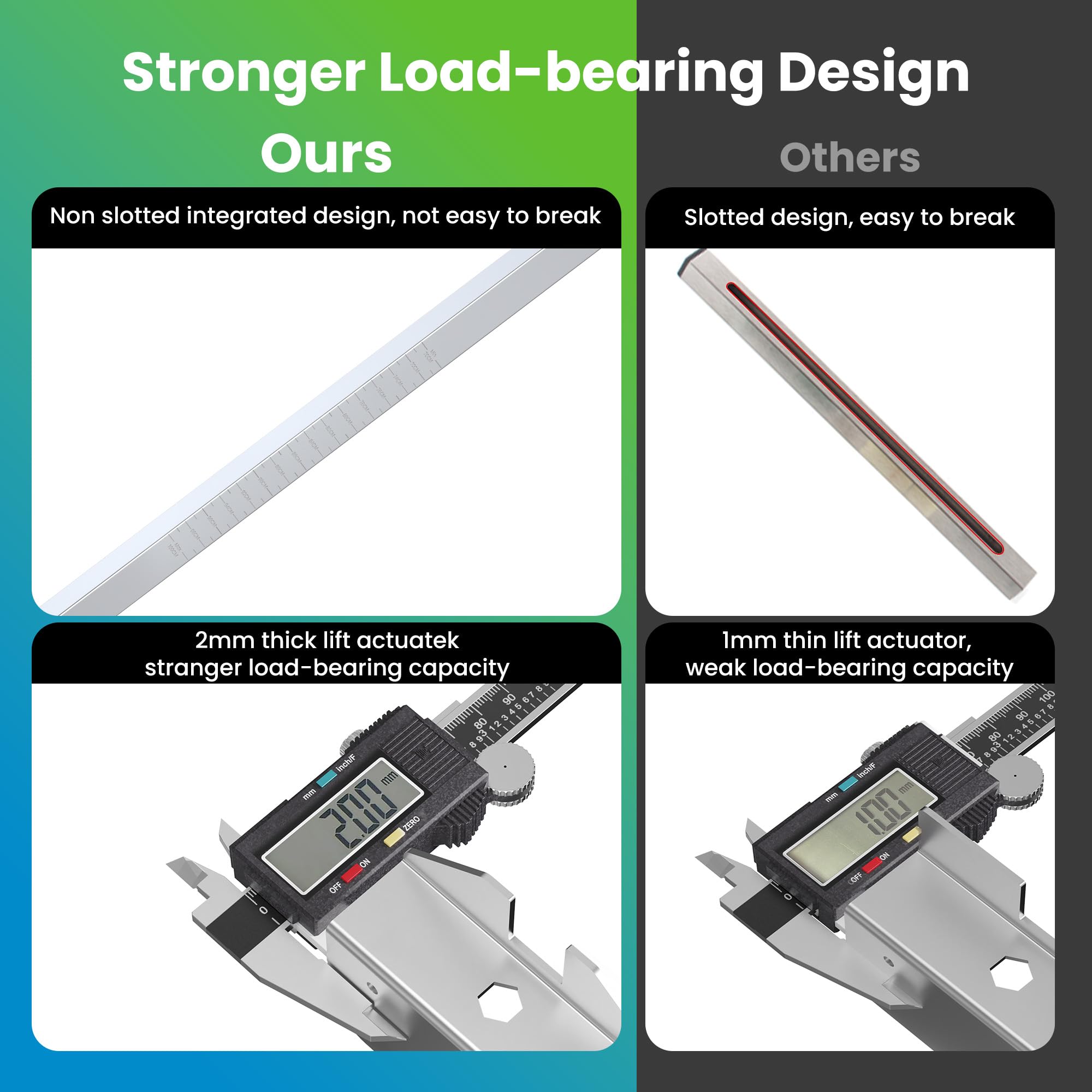 Crafterspirit durable stainless steel construction resists rust and wear over time.