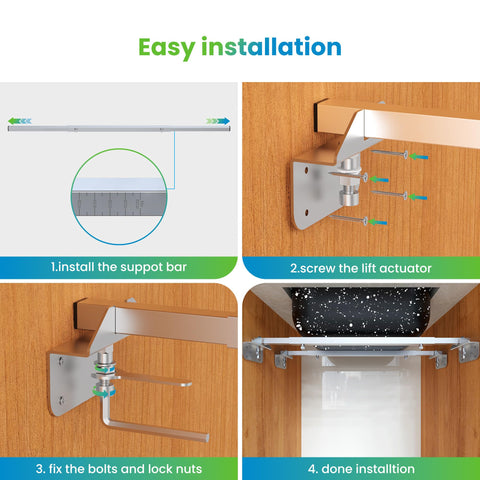 Effortless installation aided by clear guides reduces setup guesswork.