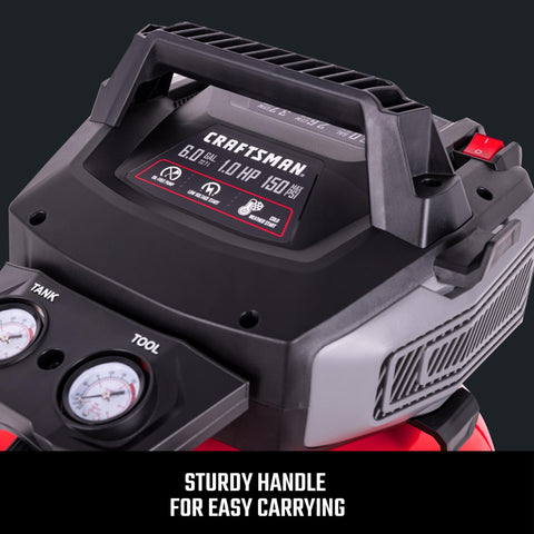 Craftsman 2.6 CFM at 90 PSI supports multiple tools simultaneously