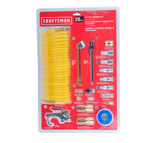 Craftsman thread-sealant-tape prevents leaks on fittings.