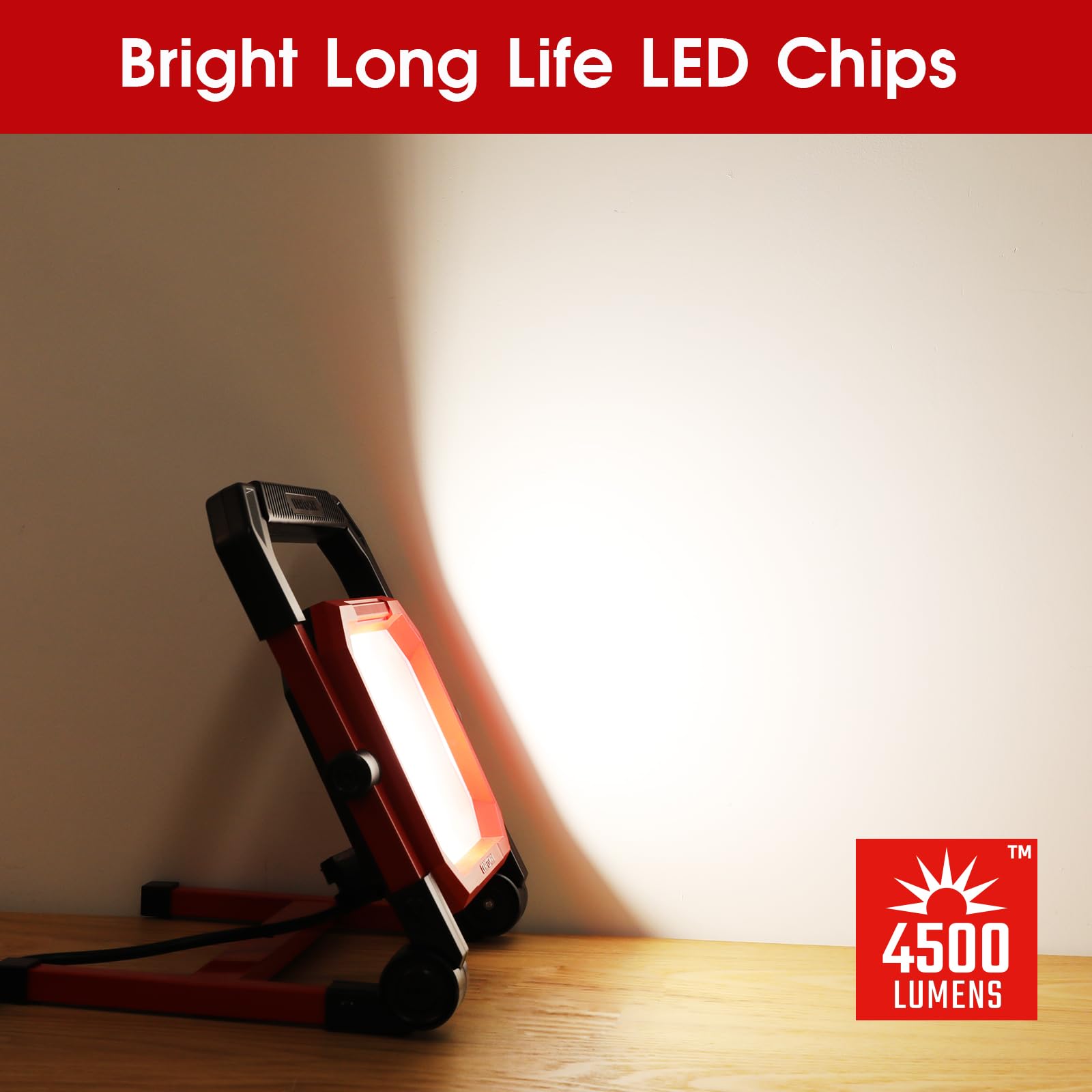 Craftsman 4500LM LED work light 5 ft power cord