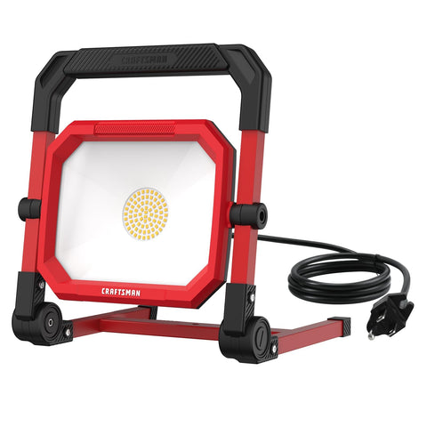 Craftsman 4500LM LED work light ETL certified with 3-year warranty