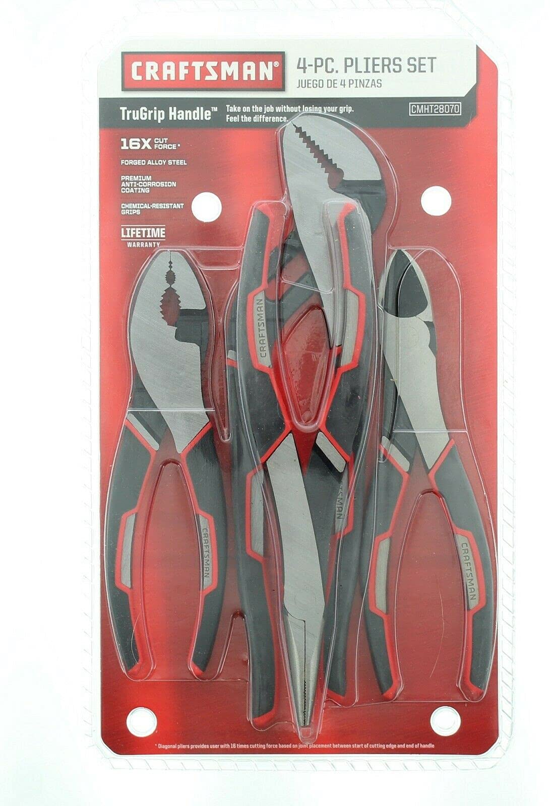 Craftsman 928070 arc joint pliers with adjustable positions for versatile gripping