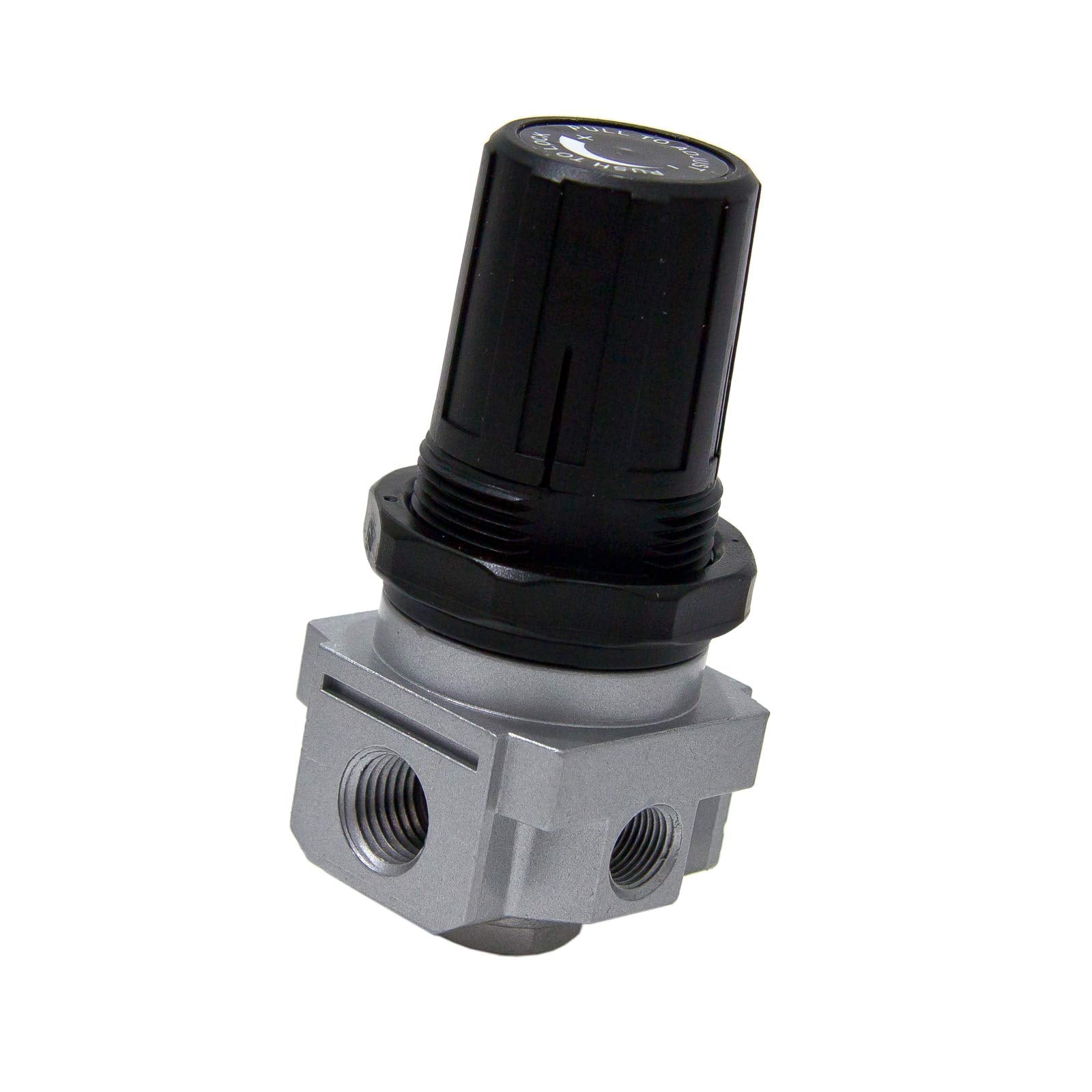 Craftsman AC-0007 regulator mounted on a compressor for stable airflow
