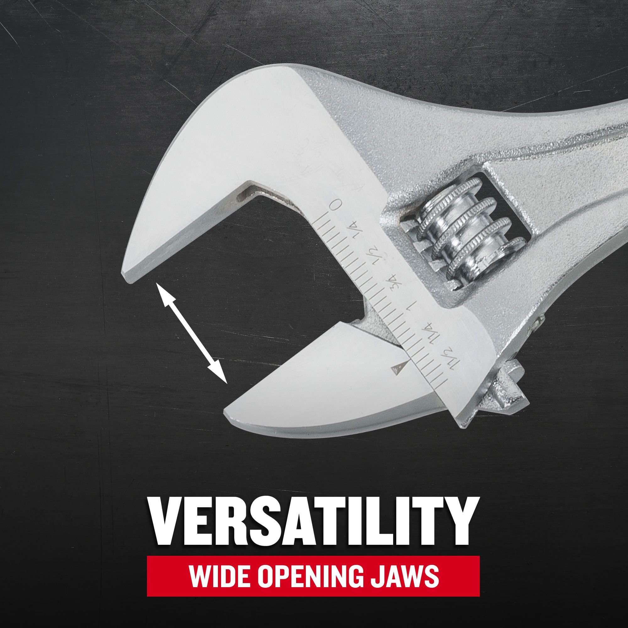 Craftsman 12-inch adjustable wrench featuring I-beam construction for durable torque