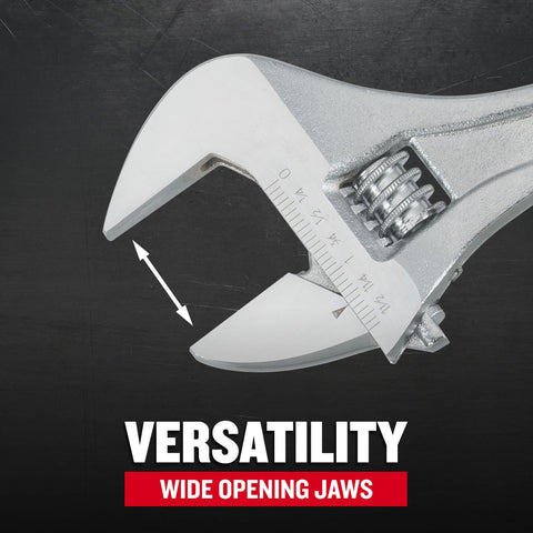 Craftsman 12-inch adjustable wrench featuring I-beam construction for durable torque