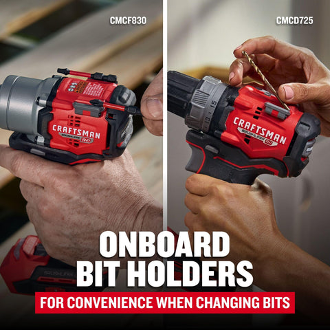 CRAFTSMAN belt hook and onboard storage for convenient access on site.