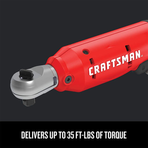 CRAFTSMAN V20 LED light improves visibility in dim workspaces.