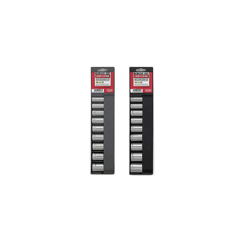 Craftsman deep socket set in 3/8 in drive for precise auto repairs and lasting durability