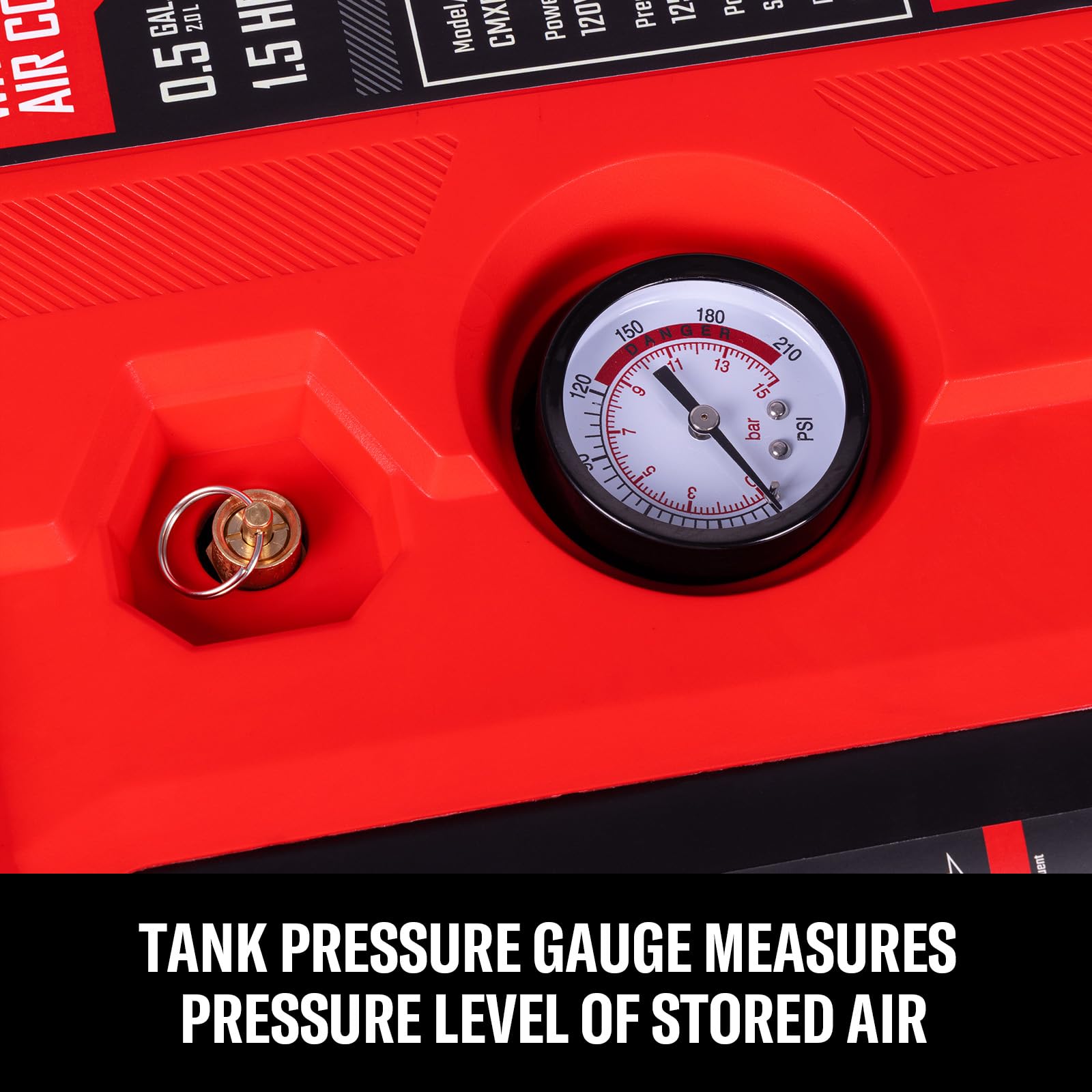 CRAFTSMAN Durable steel air compressor ensures long-lasting performance.