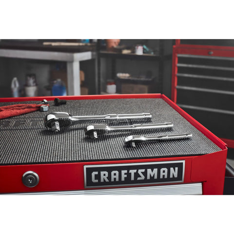 CRAFTSMAN ergonomic handle supports comfortable use with full lifetime warranty