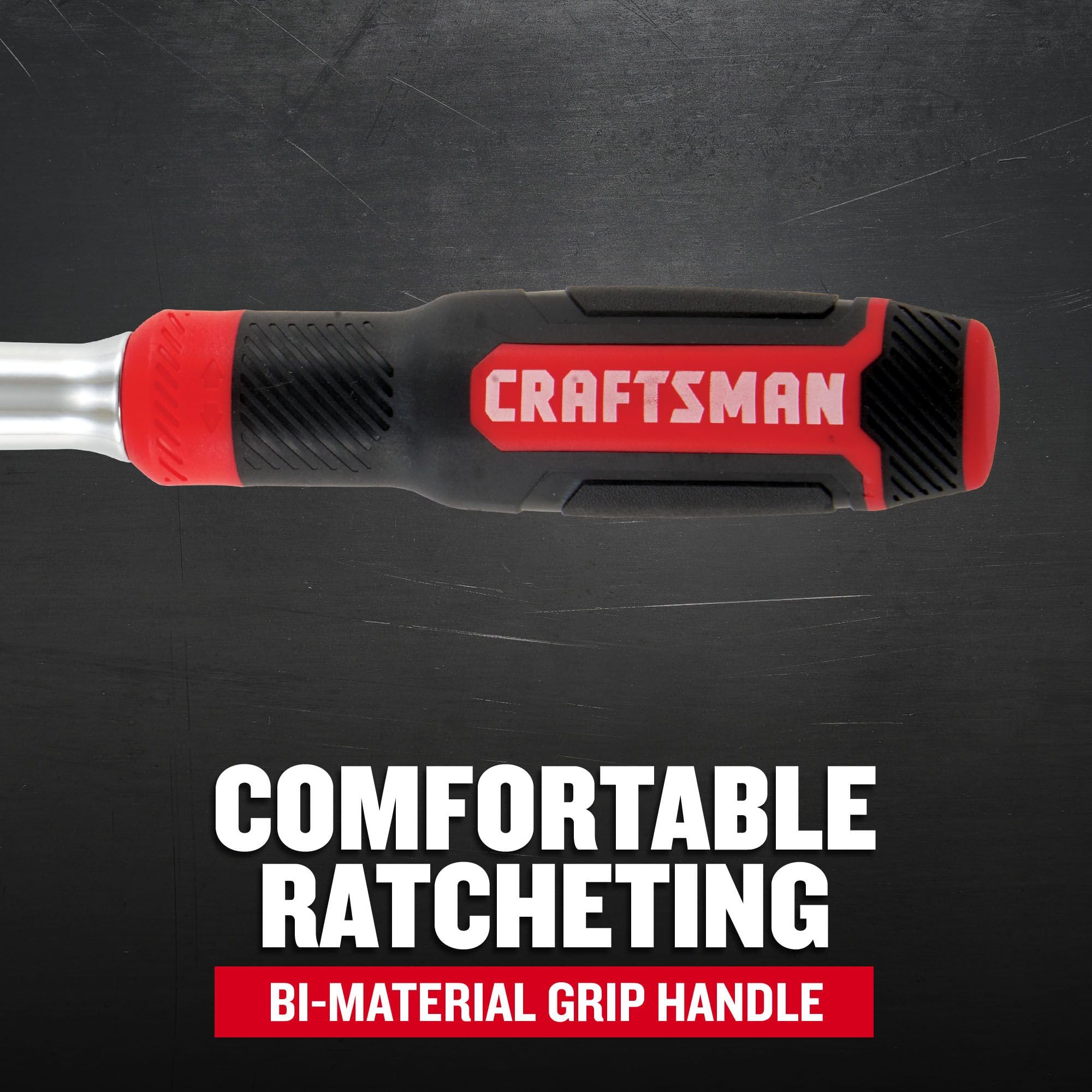 CRAFTSMAN ergonomic-handle provides comfortable grip during extended use.