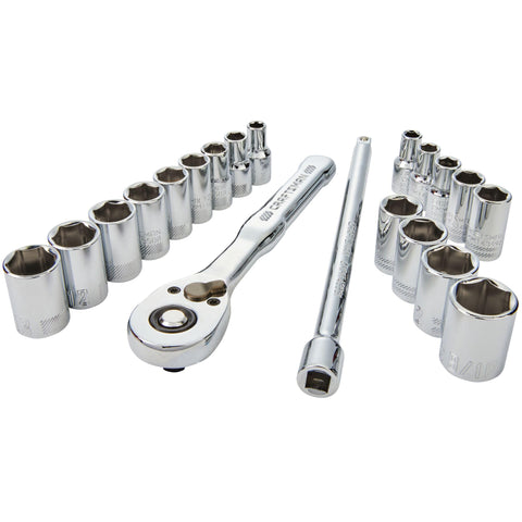 CRAFTSMAN mechanics tool set 1/4 in drive ratchet for tight spaces