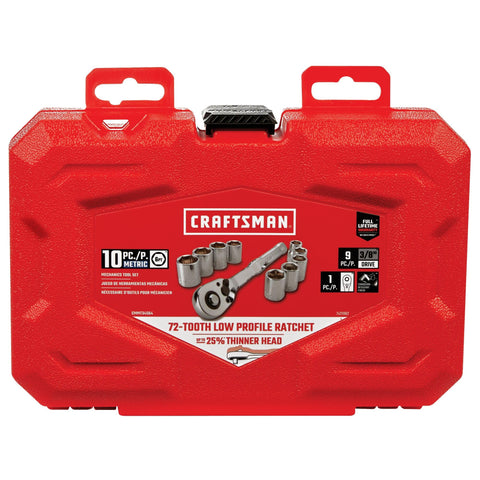 Craftsman 3/8 blow-mold case keeps tools organized on the go