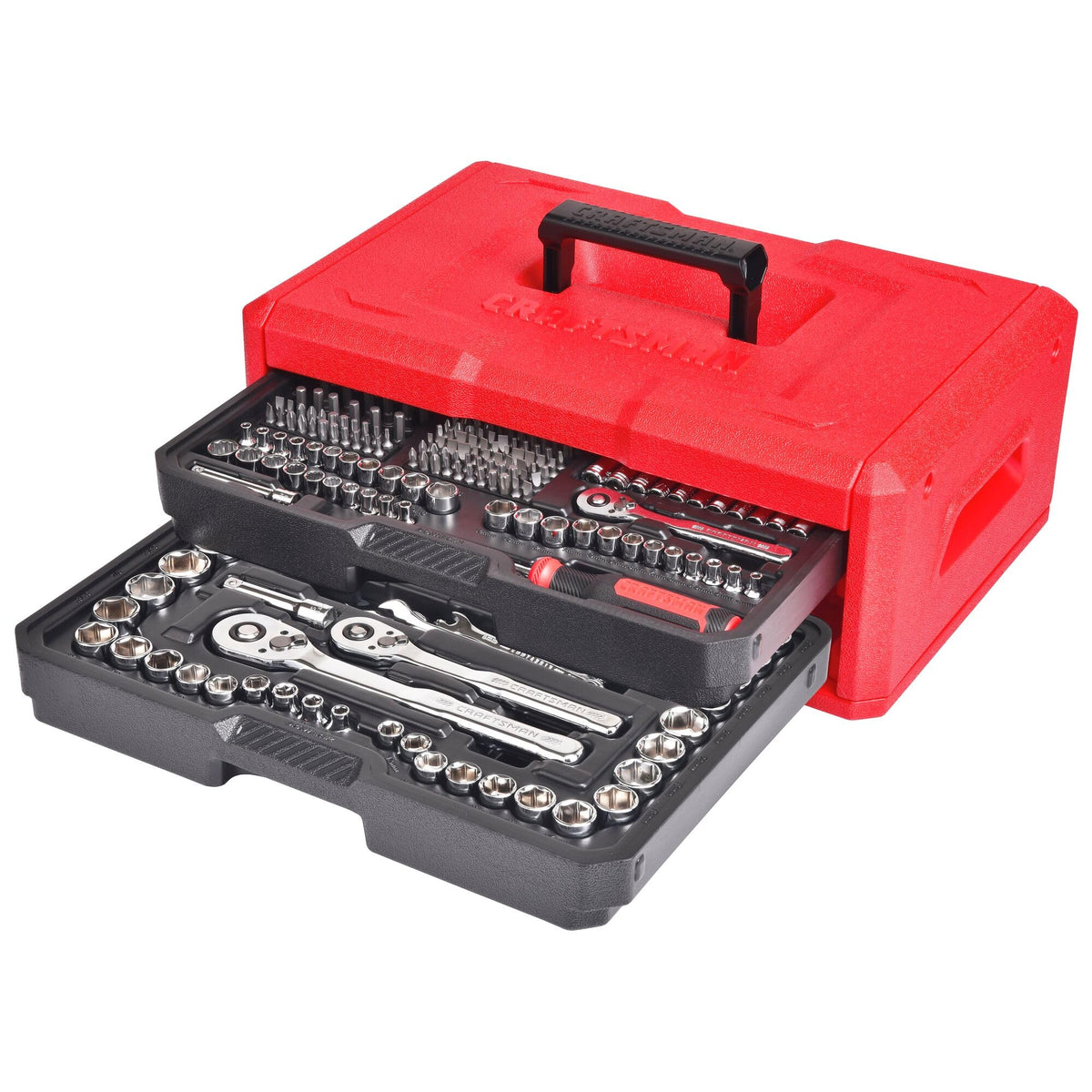 CRAFTSMAN mechanics tool set 256-piece box for organized storage and easy access