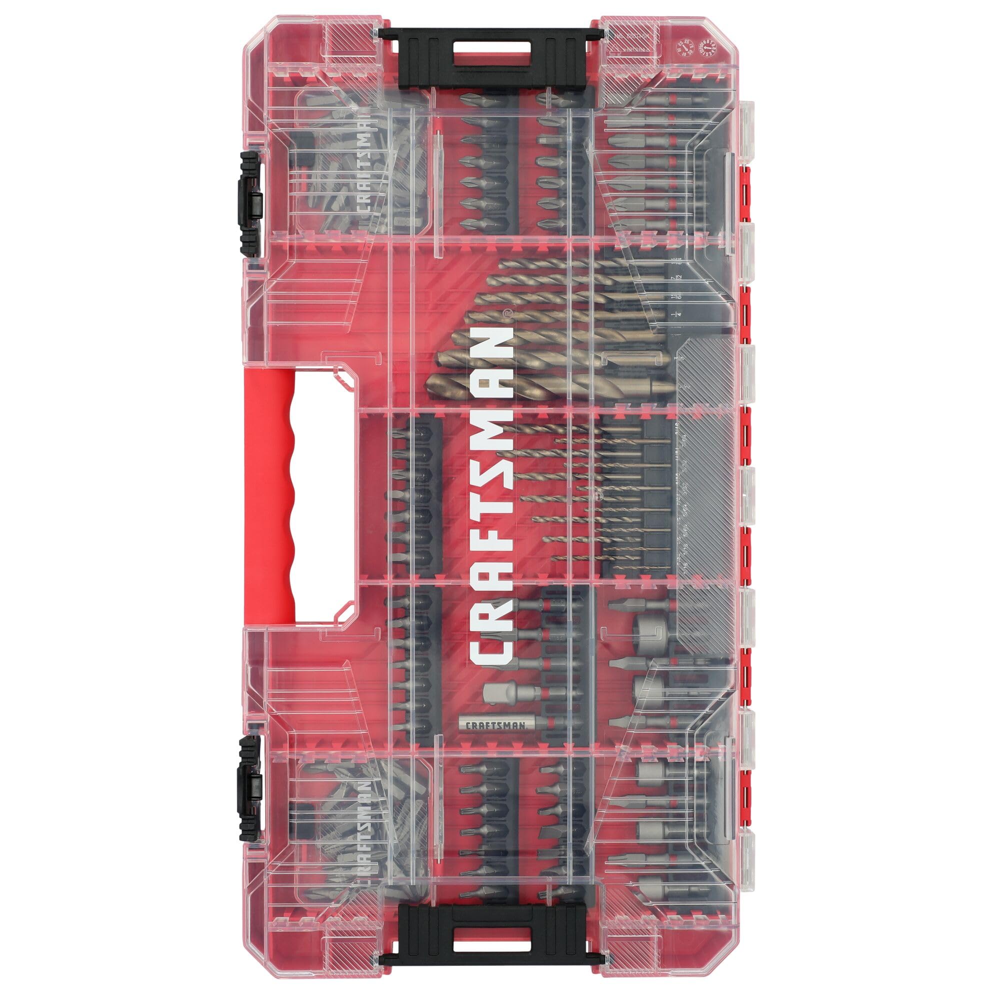 Craftsman nut drivers included for securing fixtures and cabinetry.
