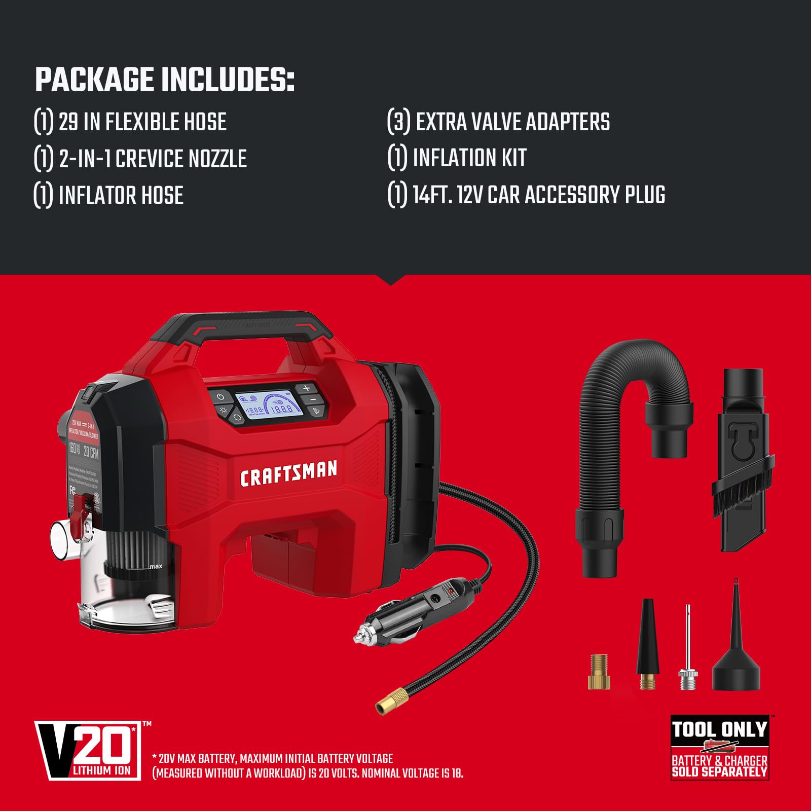 CRAFTSMAN on-road travel kit in use for RV, truck, or daily trips.