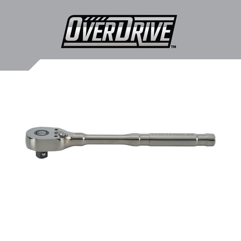 Craftsman OverDrive pear-head ratchet dual-pawl design boosts engagement.