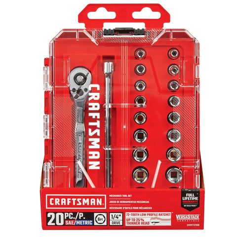 CRAFTSMAN polished chrome finish resists corrosion for durability
