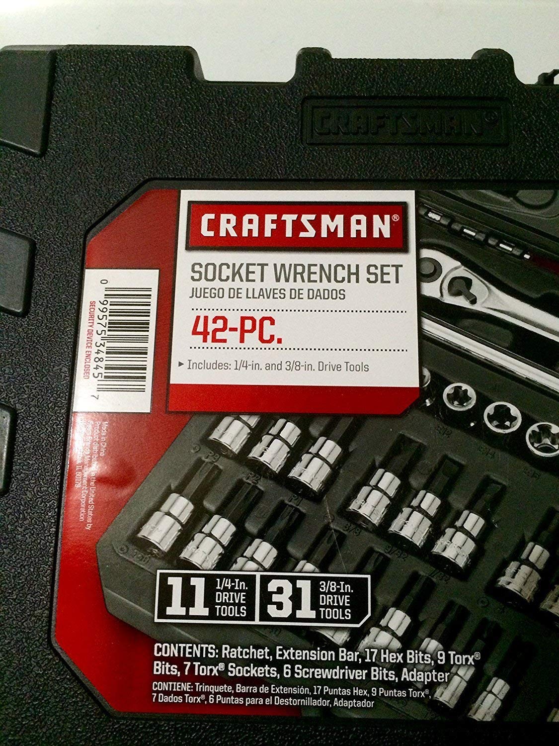 Craftsman precision-cut driver heads reduce stripping for durable bit performance.