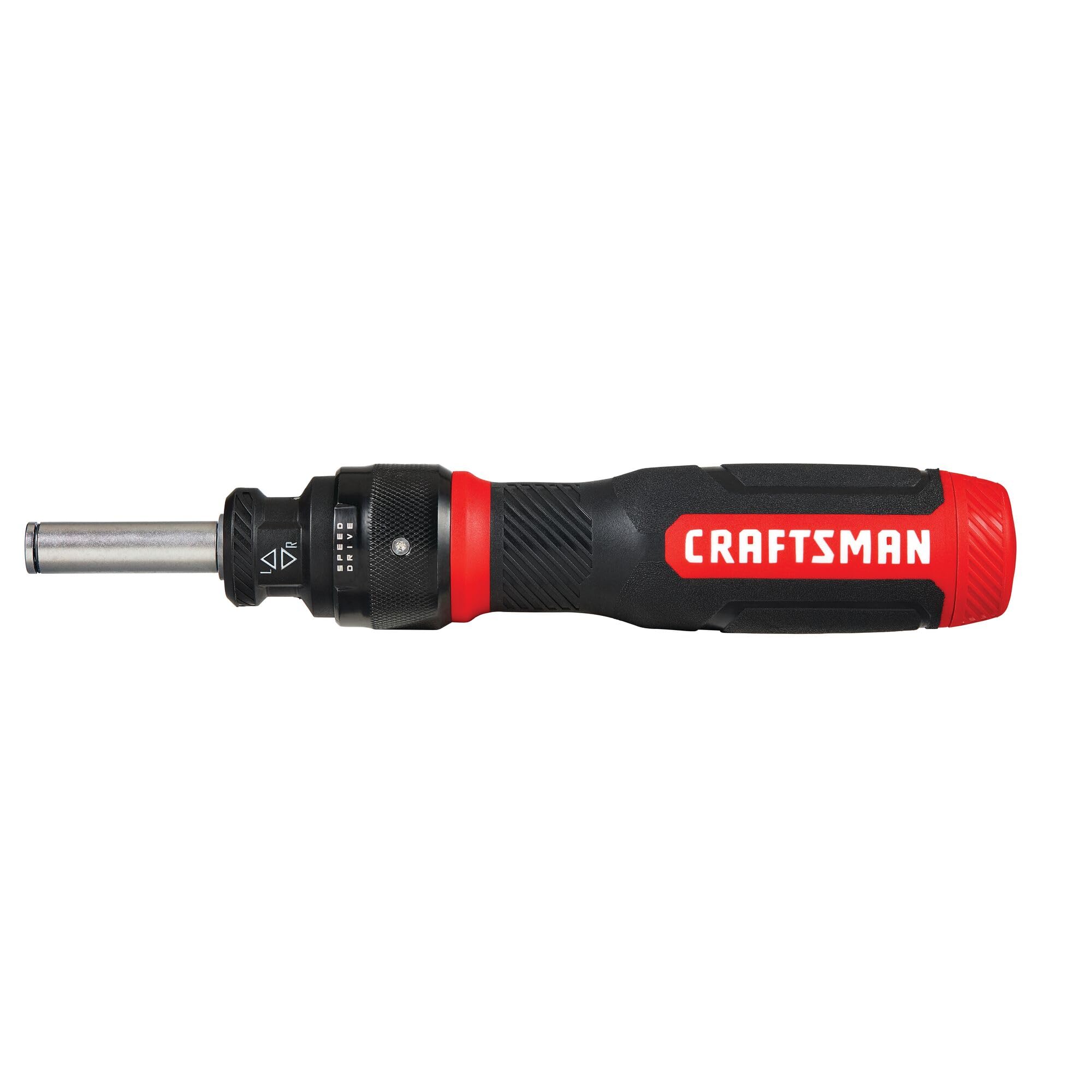 Craftsman SpeedDrive ratcheting screwdriver main view highlights fast driving