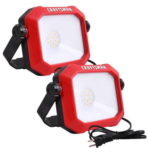 Craftsman shatterproof tempered glass lens withstands tough workshop environments.