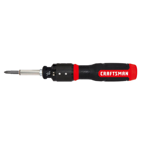 CRAFTSMAN SpeedDrive screwdriver front view highlights compact design for rapid, precise driving.