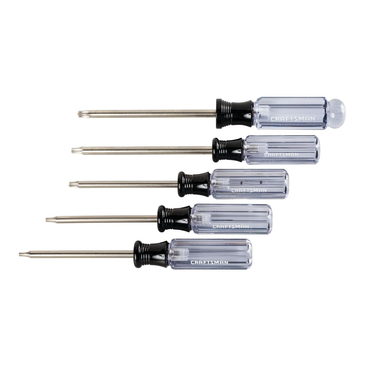 CRAFTSMAN torx screwdriver set with acetate handle for durable torque and precision