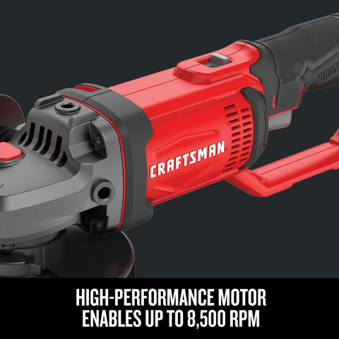 CRAFTSMAN V20 contoured over-molded handle reduces fatigue during long sessions
