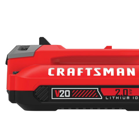 Craftsman V20 two-pack offers extended runtime for work sessions.