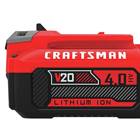 CRAFTSMAN V20 battery ready for outdoor tasks and long workdays
