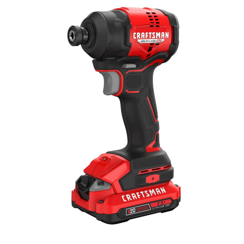 Craftsman V20 RP compact driver with a 5 inch head for confined areas.