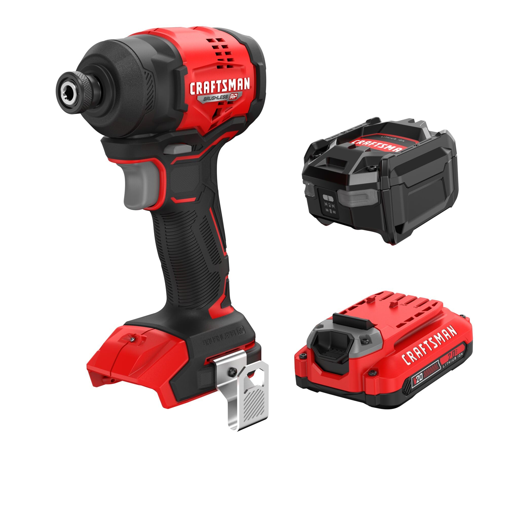 Craftsman V20 RP compact impact driver ideal for tight spaces.