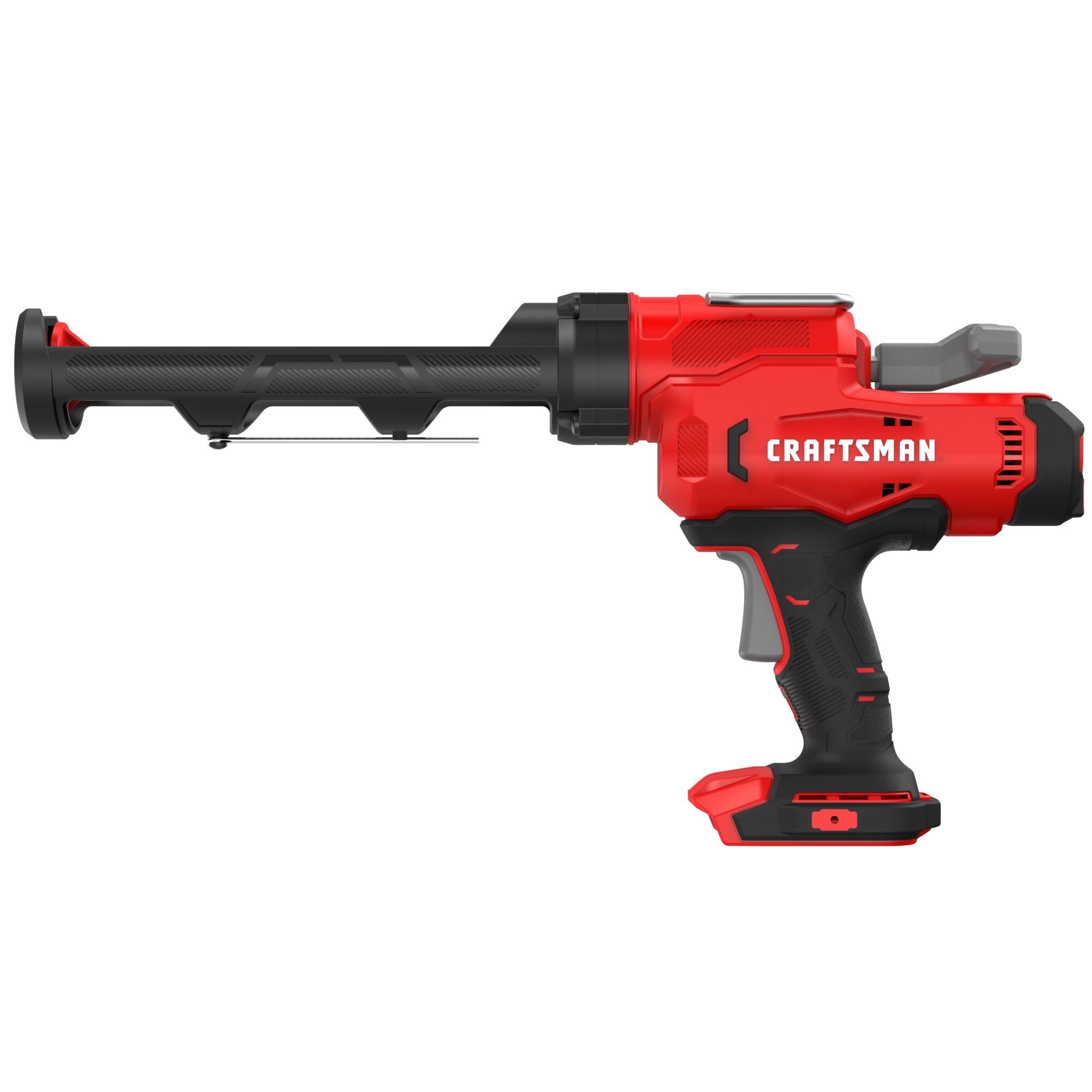 Dispenser force of 550 lbs on the CRAFTSMAN V20 caulk gun