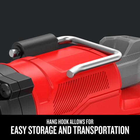 Hang hook on the CRAFTSMAN V20 caulk gun for easy storage