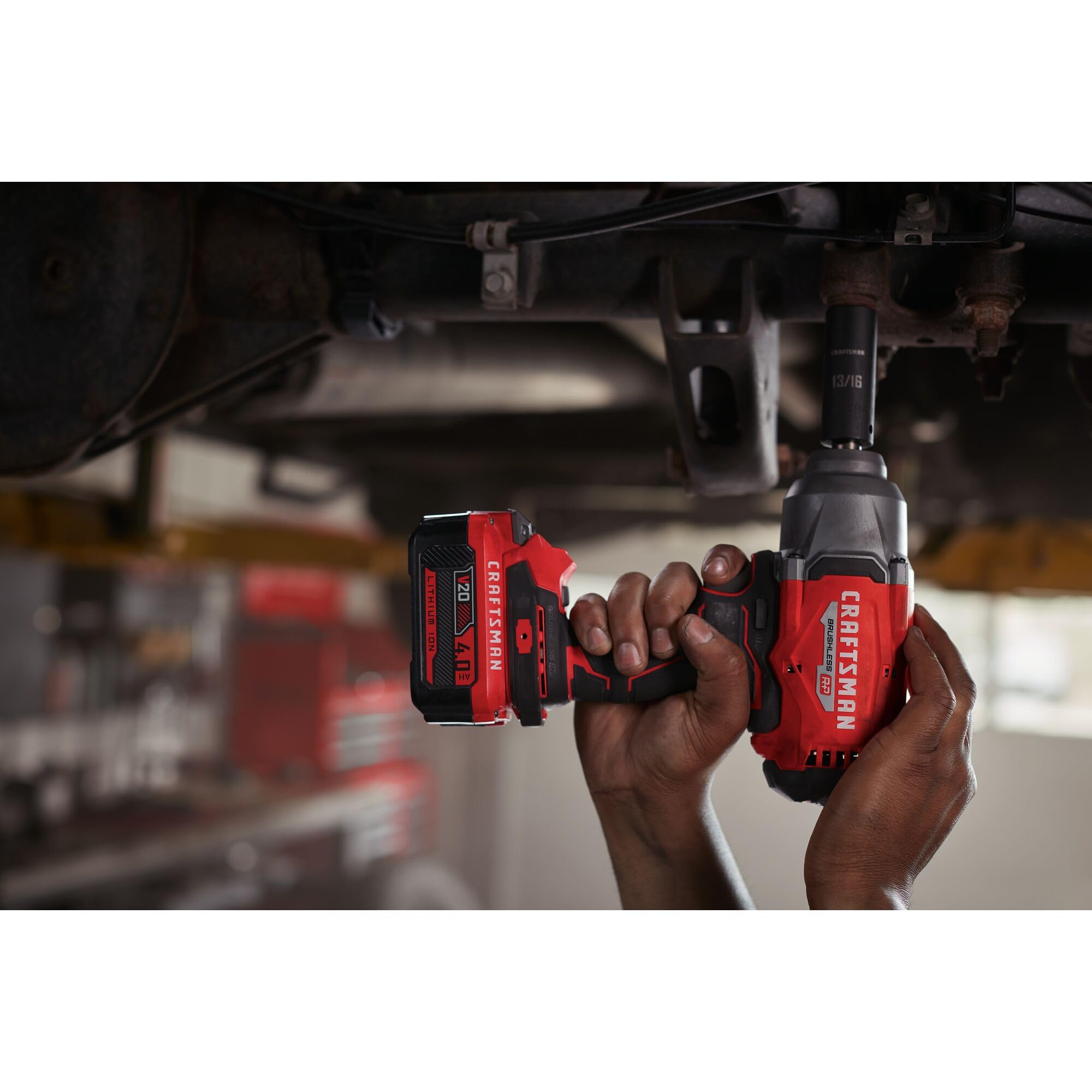 CRAFTSMAN V20 compact charger design shown