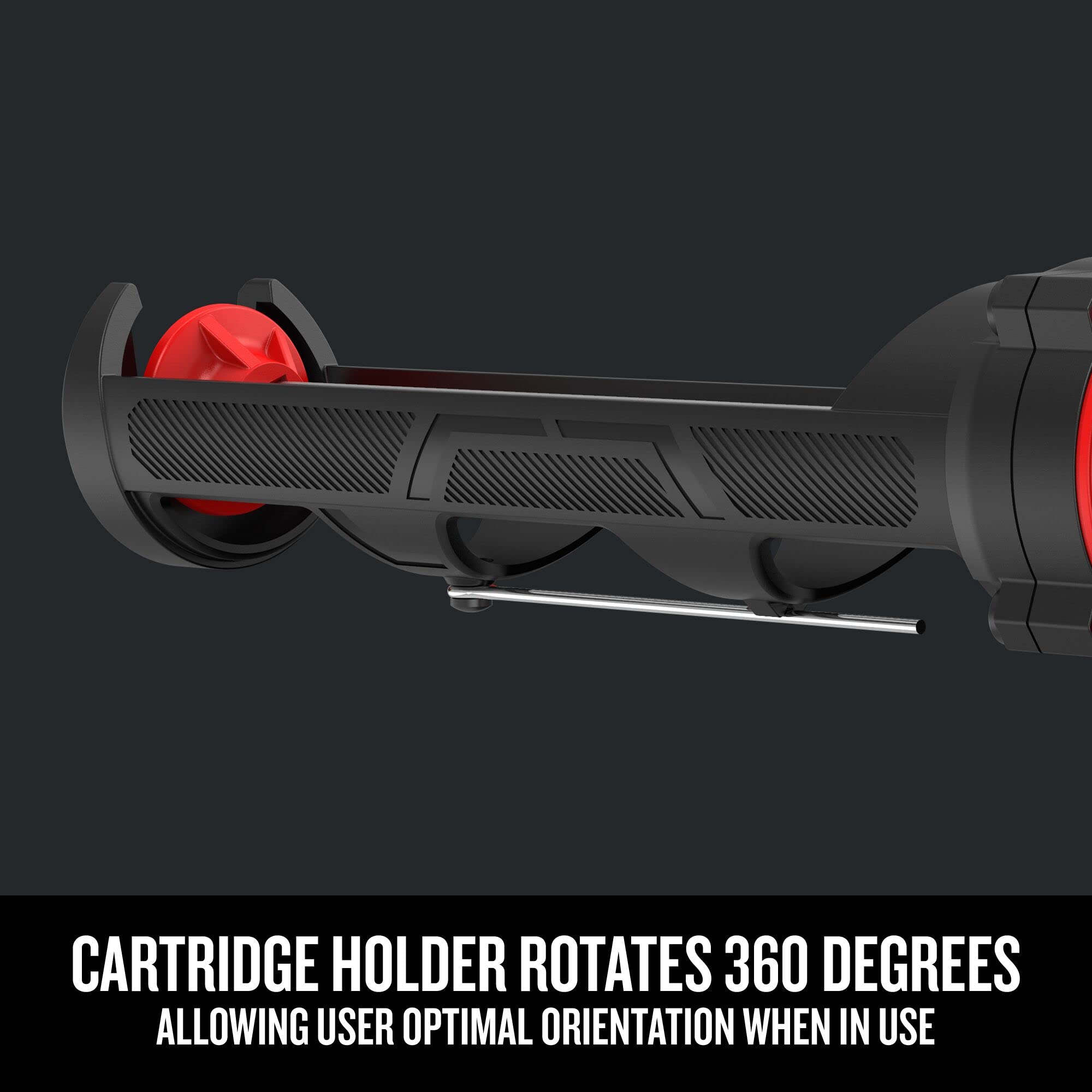 Cordless design of the CRAFTSMAN V20 caulk gun for flexible use