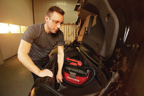 CRAFTSMAN V20 bare tool shows versatile cordless cleaning.
