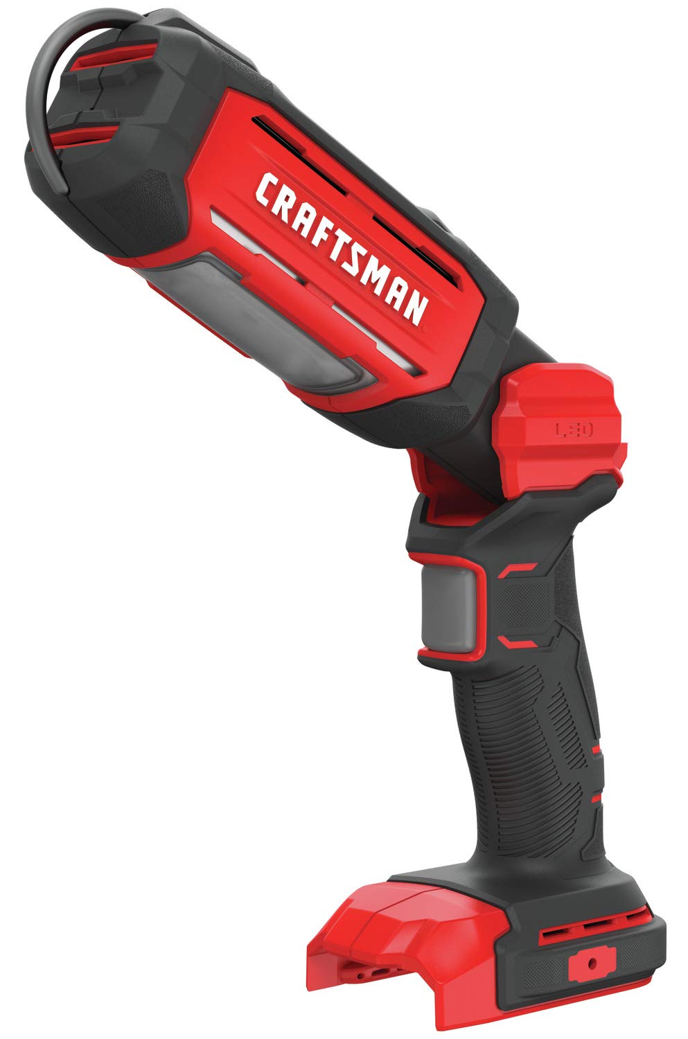 CRAFTSMAN V20 LED work light showing extended runtime for long projects